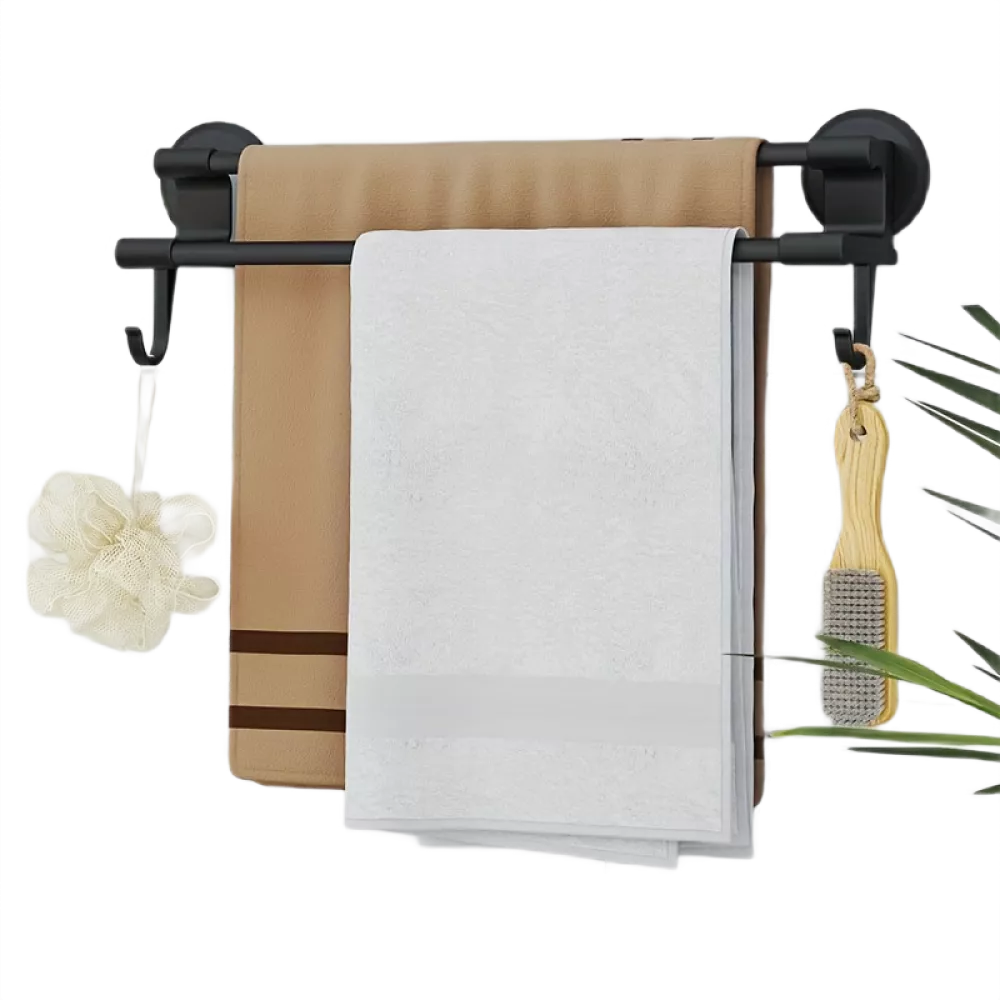 Suport prosoape baie doua brate 50x15x10 cm — Confort Practic Pentru Casa Ta