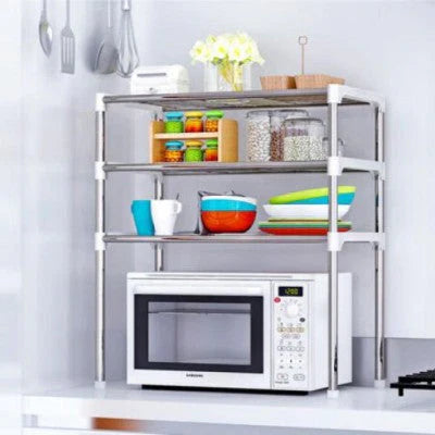 Etajera tip raft multifunctional pentru bucatarie sau baie 60x65x24cm — Mai Mult Confort în
