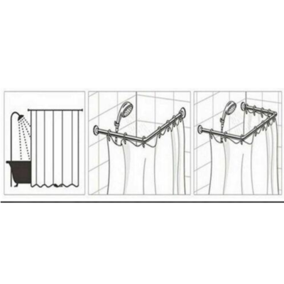 Set baie 4 piese: perdea — Confort Practic Pentru Casa Ta