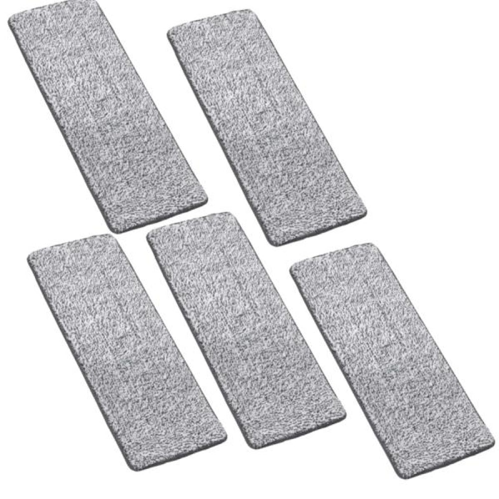 Set 5 rezerve pentru mop plat cu 2 cuve — Confort Practic Pentru Casa Ta