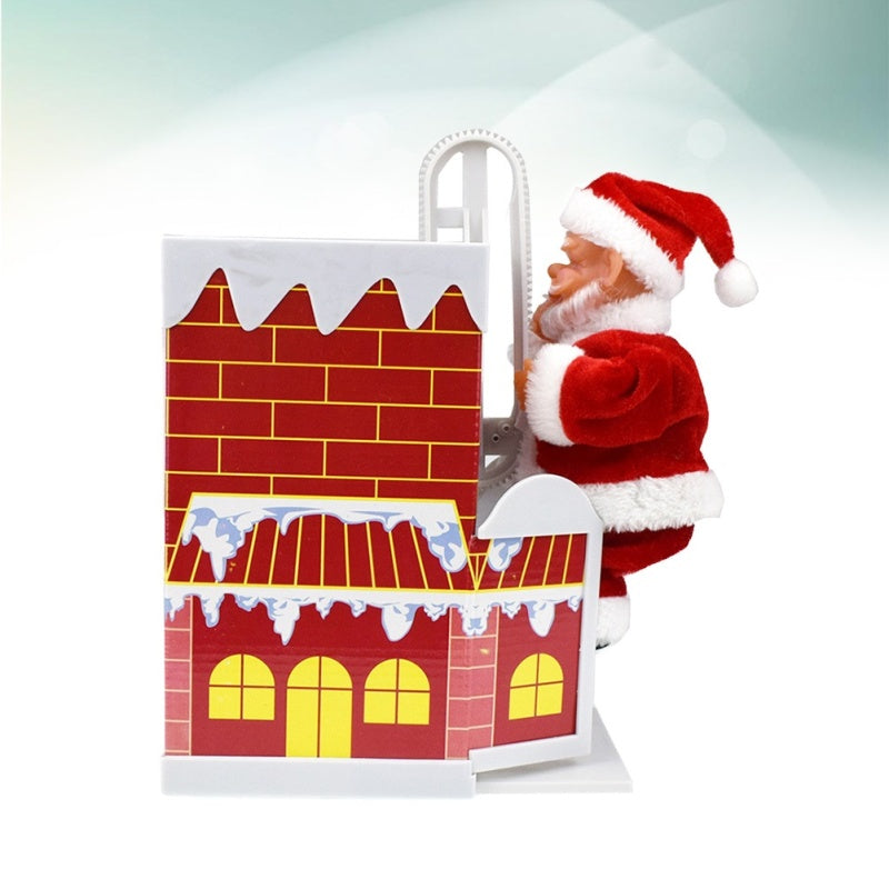 Figurina Decorativa Muzicala Mos Craciun - Cu Horn si Melodie — Ambient Modern Pentru Acasă
