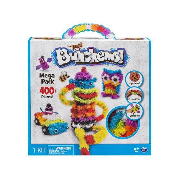 Set creatie tip Bunchems 400 piese — Util Pentru Familie și Copii
