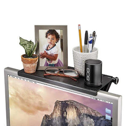 Raft reglabil pentru monitor sau televizor — Confort Practic Pentru Casa Ta