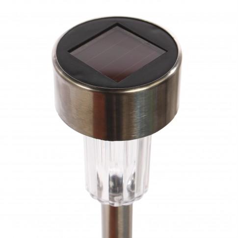 Lampa solara inox H 36 cm — Ambient Modern Pentru Acasă
