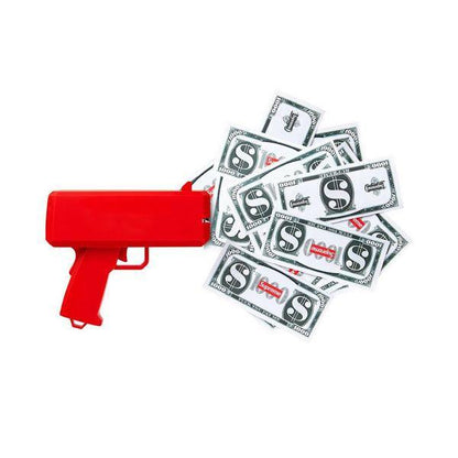 Distractie garantata: Jucarie pistol de aruncat bani — Util Pentru Familie și Copii