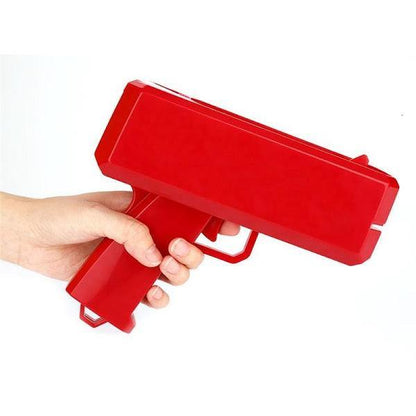 Distractie garantata: Jucarie pistol de aruncat bani — Util Pentru Familie și Copii
