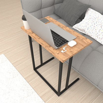 Masa cu picior metalic pentru laptop - mic dejun 60x34.5x65.5 — Confort Practic Pentru Casa Ta