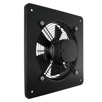 Ventilator Axial de Perete 400mm, Carcasă Metalică, pentru Evacuare Debit Mare de Aer, Montaj Mural, Q-14H042