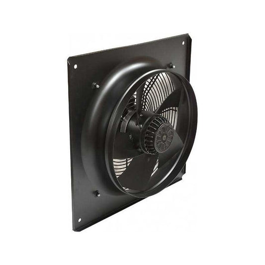 Ventilator Axial de Perete 450mm, Carcasă Metalică, pentru Evacuare Debit Mare de Aer, Montaj Mural, Q-14H027
