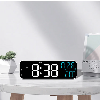 Ceas digital de perete cu afisaj LED — Utilitate Smart Zi de Zi