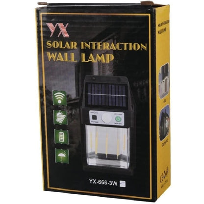 Lampa Solara de Perete 3W cu Senzor 600 LM — Ambient Modern Pentru Acasă
